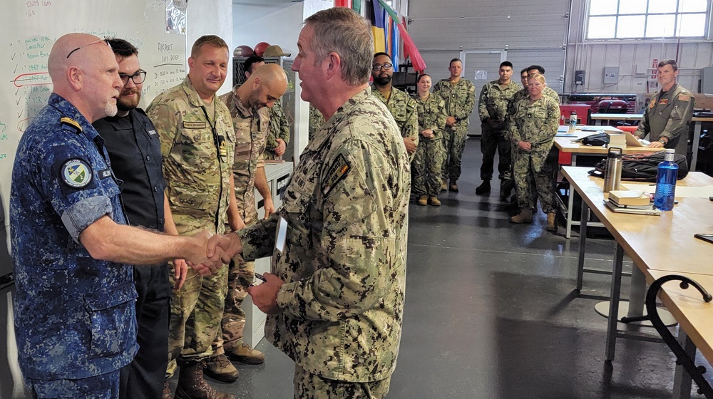 Allied Naval Officers Recognized at BALTOPS