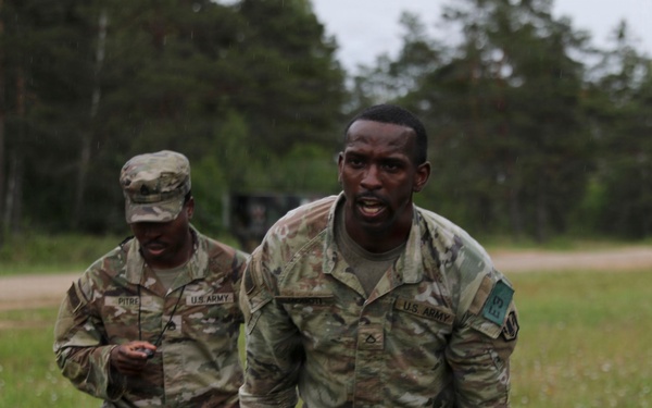 V Corps Best Squad Competition Combat Fitness Test