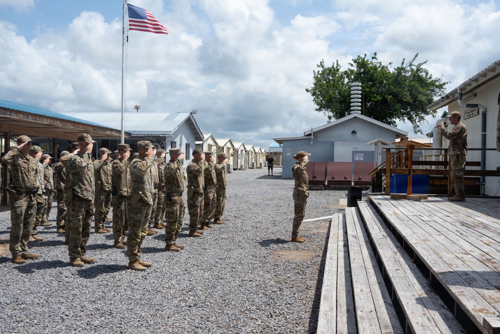 475th Expeditionary Air Base Squadron Change of Command