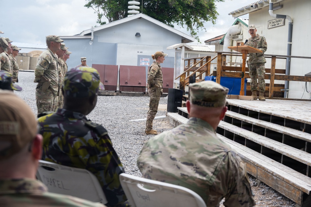 475th Expeditionary Air Base Squadron Change of Command