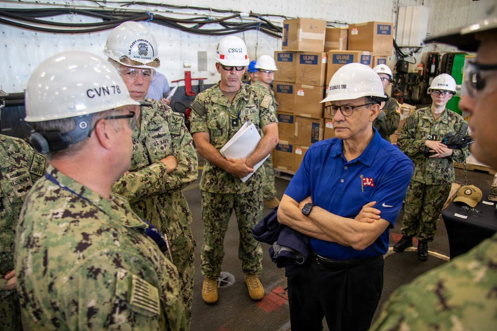 Under Secretary of the Navy Visits USS Gerald R. Ford (CVN 78)