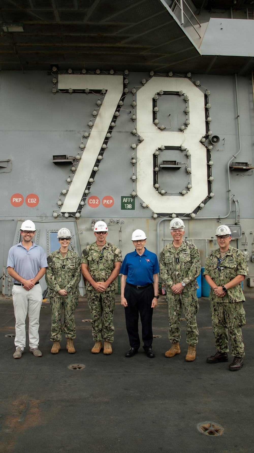Under Secretary of the Navy Visits USS Gerald R. Ford (CVN 78)