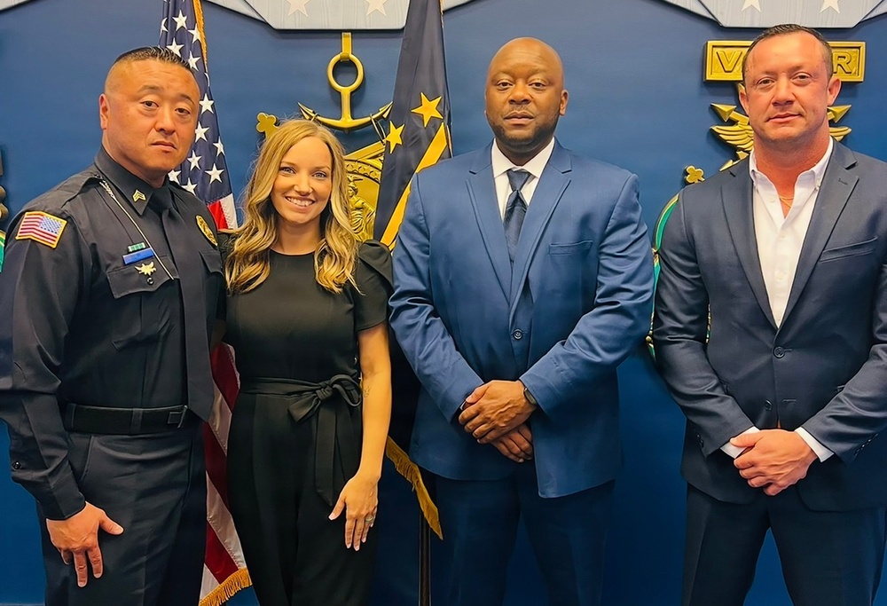 Red River Officer recognized as top DoW Officer of the Year