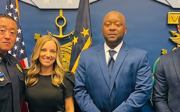 Red River Officer recognized as top DoW Officer of the Year