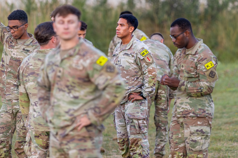 1st Infantry Division Soldiers Tackle AFT at USAREUR-AF Best Squad Competition