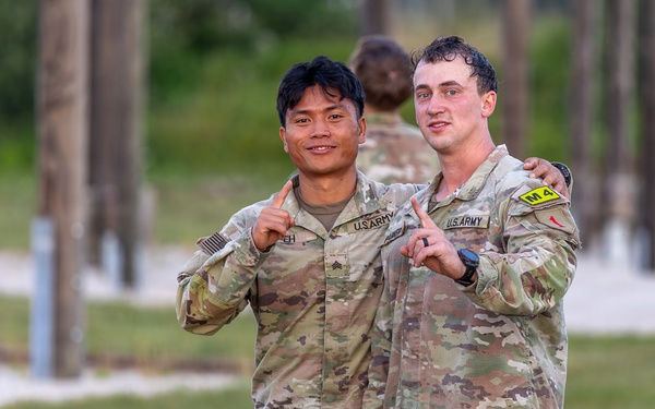1st Infantry Division Soldiers Tackle AFT at USAREUR-AF Best Squad Competition