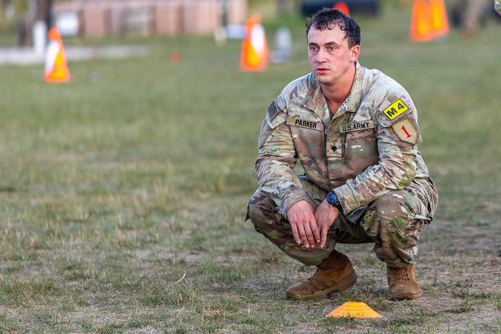 1st Infantry Division Soldiers Tackle AFT at USAREUR-AF Best Squad Competition