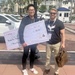 Henry Kwan, CEO (left) with Cameron Hargis, Head of Business (right) after winning 1st place at xTech|Live.