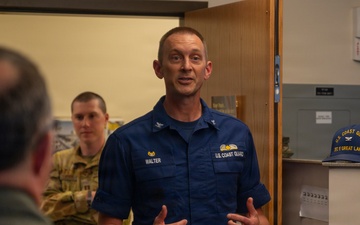 Coast Guard Commander Thanks 174th Attack Wing Airmen