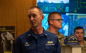 Coast Guard Commander Thanks 174th Attack Wing Airmen
