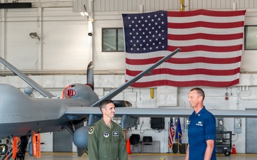 Abraham Meets with Coast Guard Commander