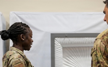436th AW Col. Prentiss visits AFMAO in immersion tour