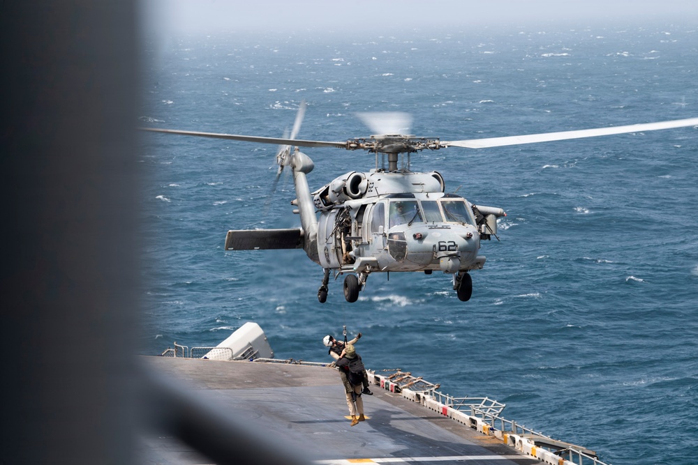 USS Boxer Conducts Flight Deck Operations