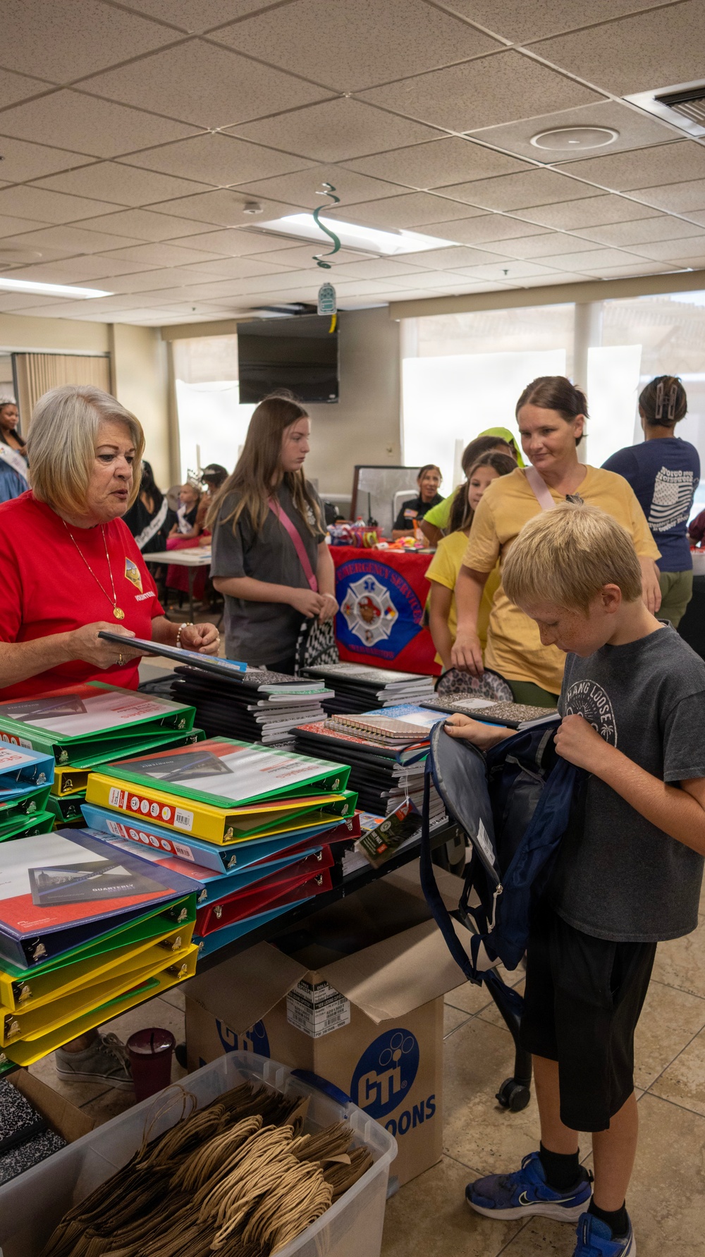 Back to School Brigade at the James L. Day Conference Center aboard Marine Corps Logistics Base Barstow, July 29, 2026.