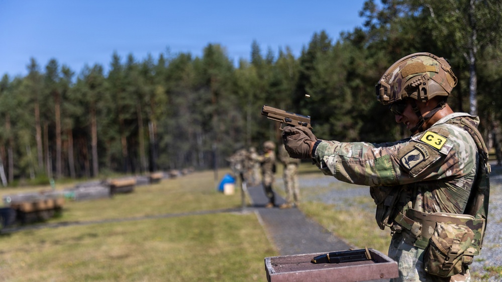 U.S. Army Europe and Africa Best Squad Competition M17 Stress Shoot