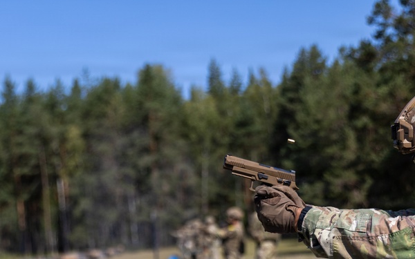 U.S. Army Europe and Africa Best Squad Competition M17 Stress Shoot