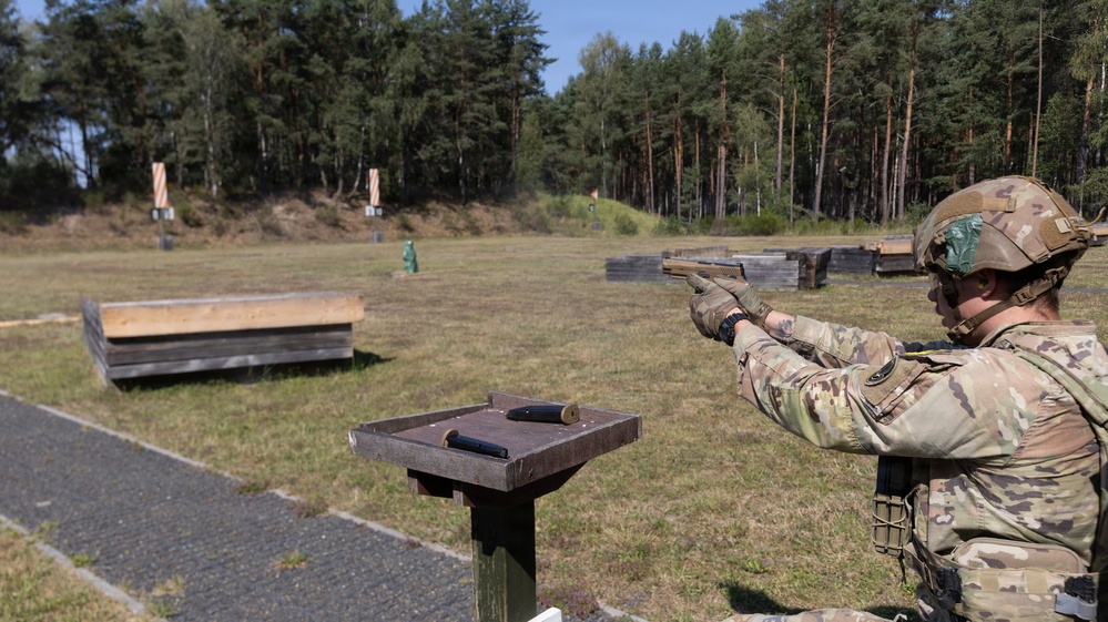 U.S. Army Europe and Africa Best Squad Competition M17 Stress Shoot