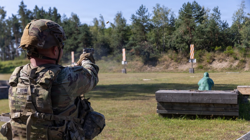 U.S. Army Europe and Africa Best Squad Competition M17 Stress Shoot
