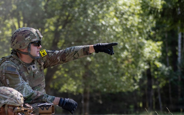 U.S. Army Europe and Africa Best Squad Competitors Conduct M240B Live-Fire