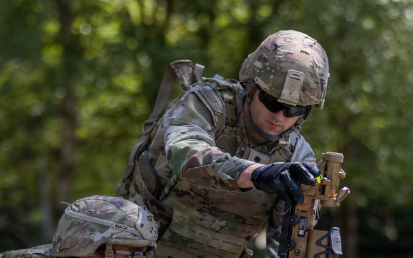 U.S. Army Europe and Africa Best Squad Competitors Conduct M240B Live-Fire