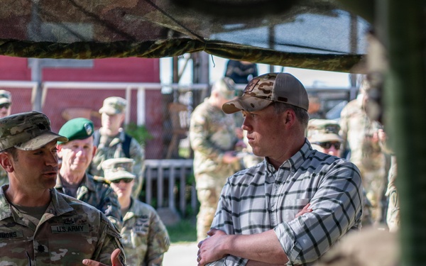Sec Army visits the Joint Multinational Readiness Center