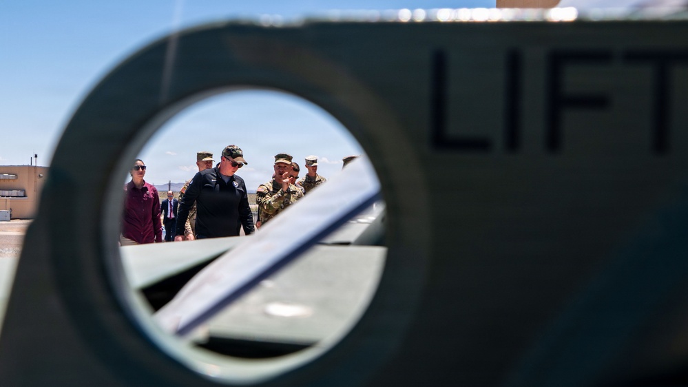 Sec Army Visits White Sands Missle Range