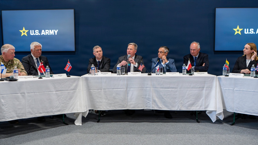 Sec Army Attends EUROSATORY 2026