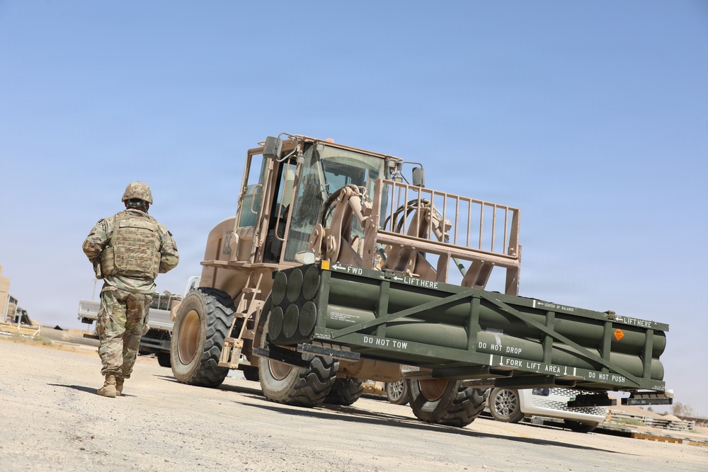 U.S. Army Soldiers Conduct Operations in the Middle East