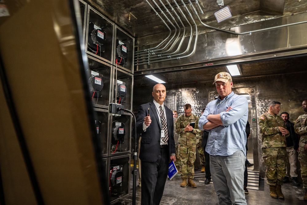 Sec Army Visits Dugway Proving Grounds