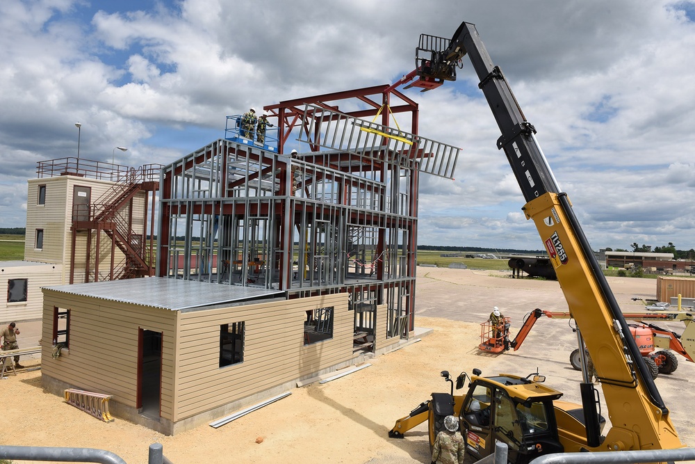 159th Civil Engineering Squadron Constructs Fire Training Tower