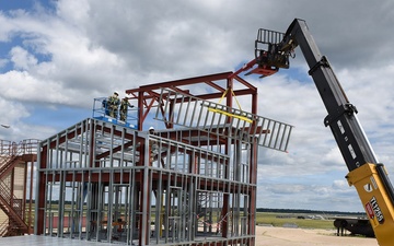 159th Civil Engineering Squadron Constructs Fire Training Tower