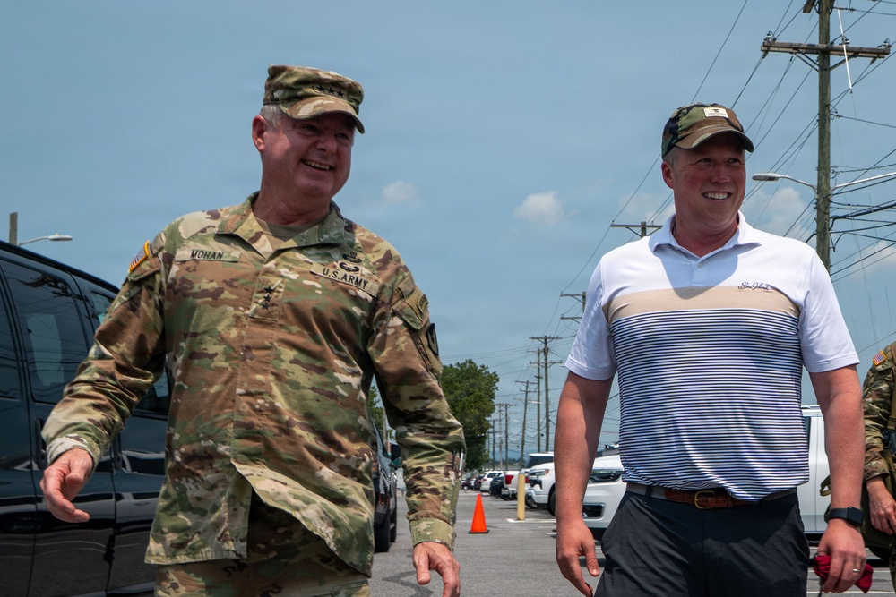 Sec Army Visits LEAD