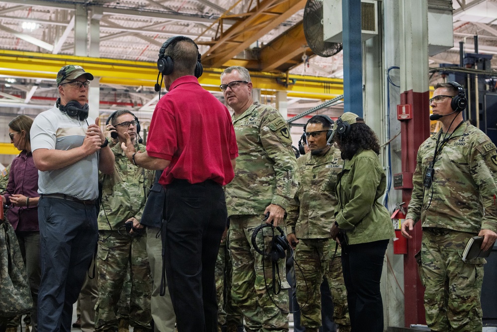 Sec Army Visits LEAD