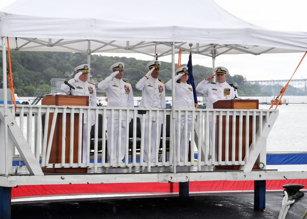 Submarine Squadron 12 holds change of command