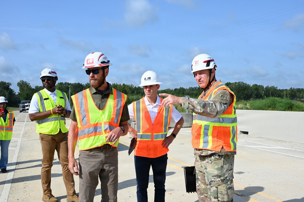 Visit to Comite River Diversion with Col. Scotty Autin, commander of the U.S. Army Corps of Engineers (USACE), New Orleans District, with Louisiana Department of Transportation and Development (DOTD) Secretary Glenn Ledet