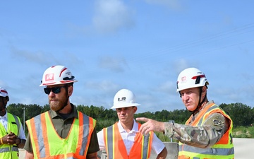 Visit to Comite River Diversion with Col. Scotty Autin, commander of the U.S. Army Corps of Engineers (USACE), New Orleans District, with Louisiana Department of Transportation and Development (DOTD) Secretary Glenn Ledet