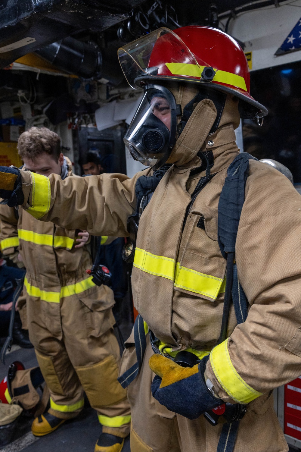 USS Gridley conducts flying squad tryouts
