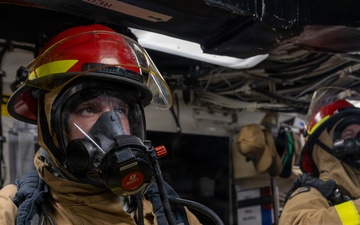 USS Gridley conducts Flying Squad Tryouts