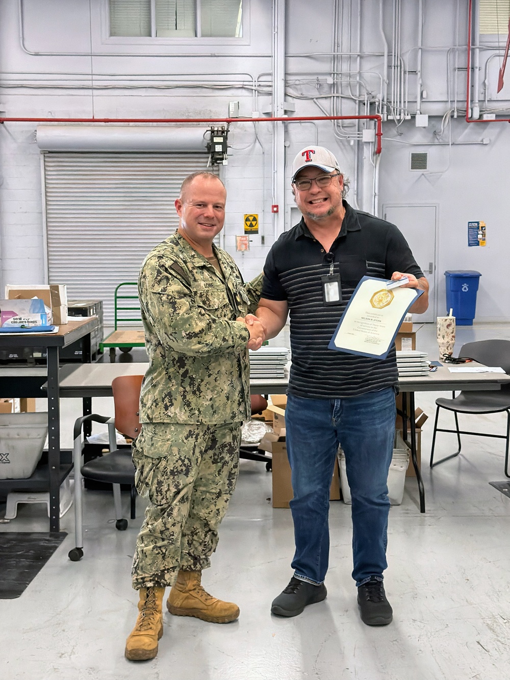 Nelson Sticka recognized for 30 years of federal service