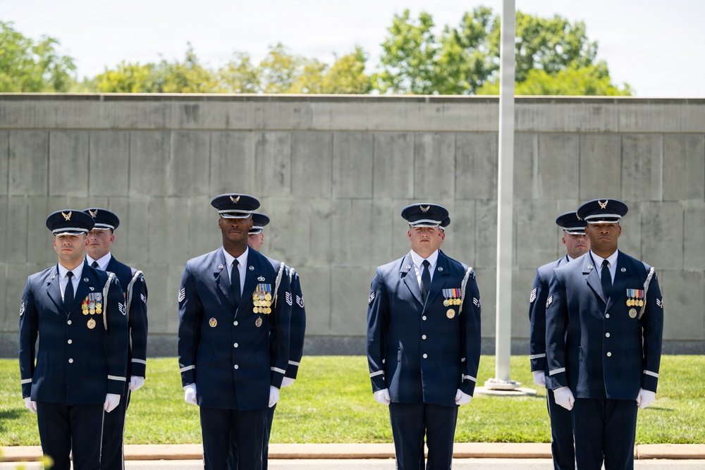 Military Funeral Honors are Conducted for U.S. Air Force Capt. Robert Gilliland Sr.