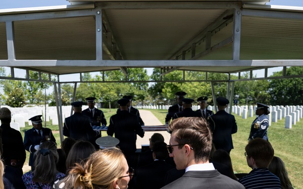 Military Funeral Honors are Conducted for U.S. Air Force Capt. Robert Gilliland Sr.
