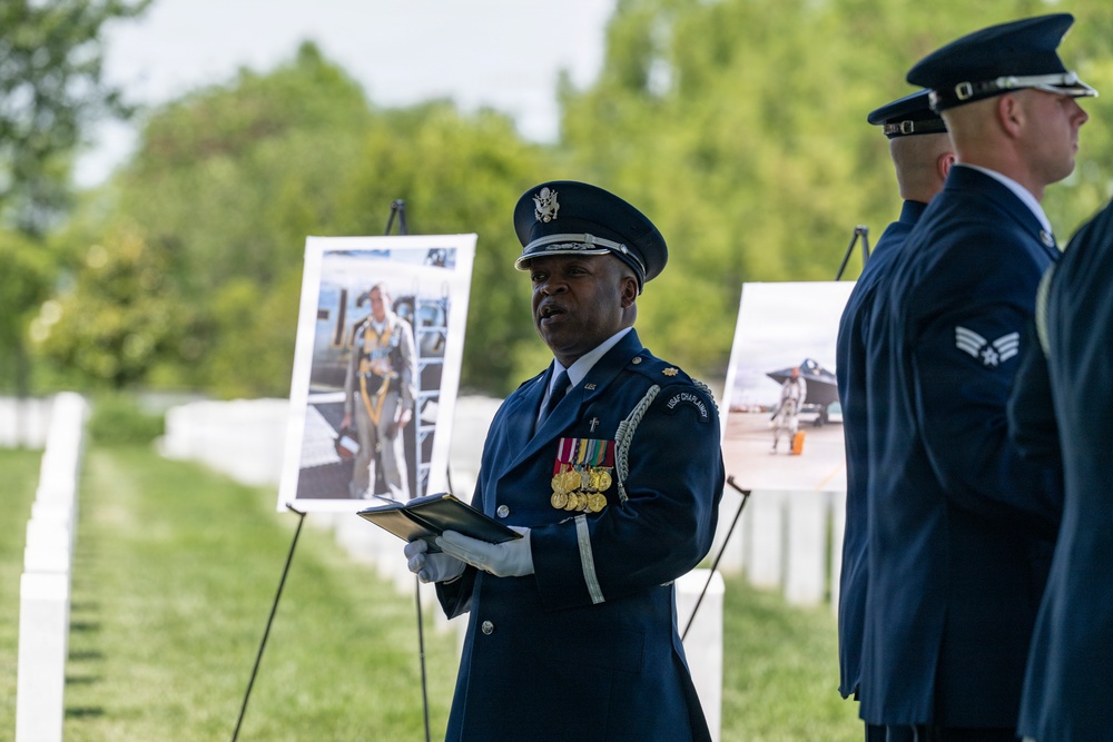 Military Funeral Honors are Conducted for U.S. Air Force Capt. Robert Gilliland Sr.