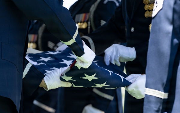Military Funeral Honors are Conducted for U.S. Air Force Capt. Robert Gilliland Sr.