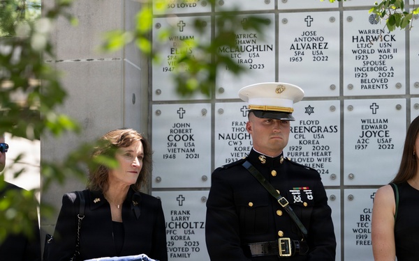 Military Funeral Honors are Conducted for U.S. Air Force Capt. Robert Gilliland Sr.