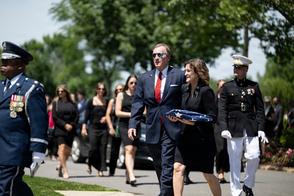 Military Funeral Honors are Conducted for U.S. Air Force Capt. Robert Gilliland Sr.
