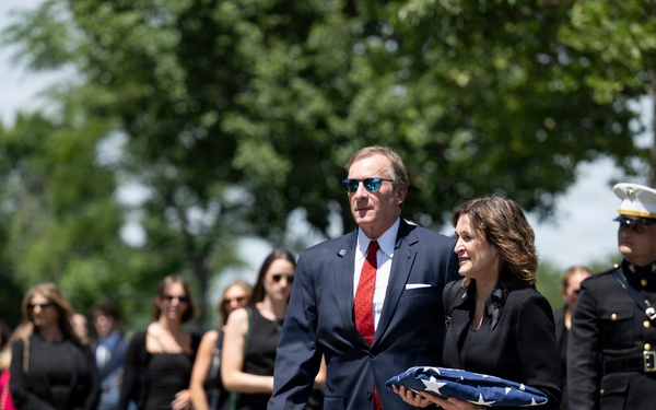 Military Funeral Honors are Conducted for U.S. Air Force Capt. Robert Gilliland Sr.