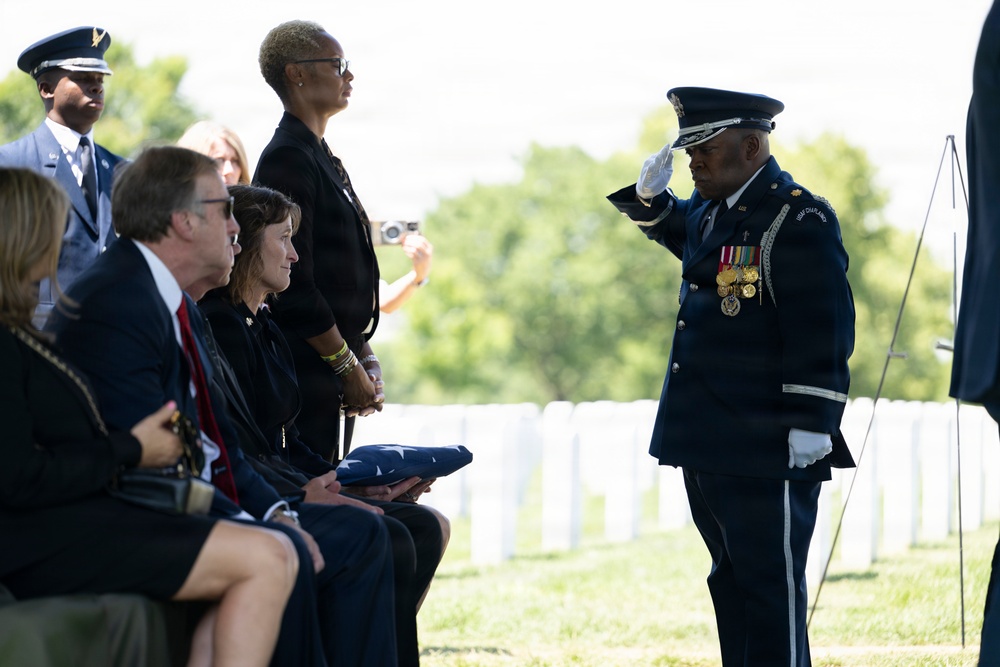 Military Funeral Honors are Conducted for U.S. Air Force Capt. Robert Gilliland Sr.