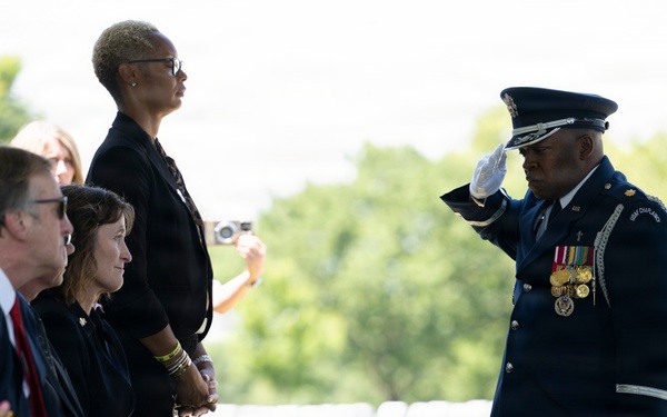 Military Funeral Honors are Conducted for U.S. Air Force Capt. Robert Gilliland Sr.
