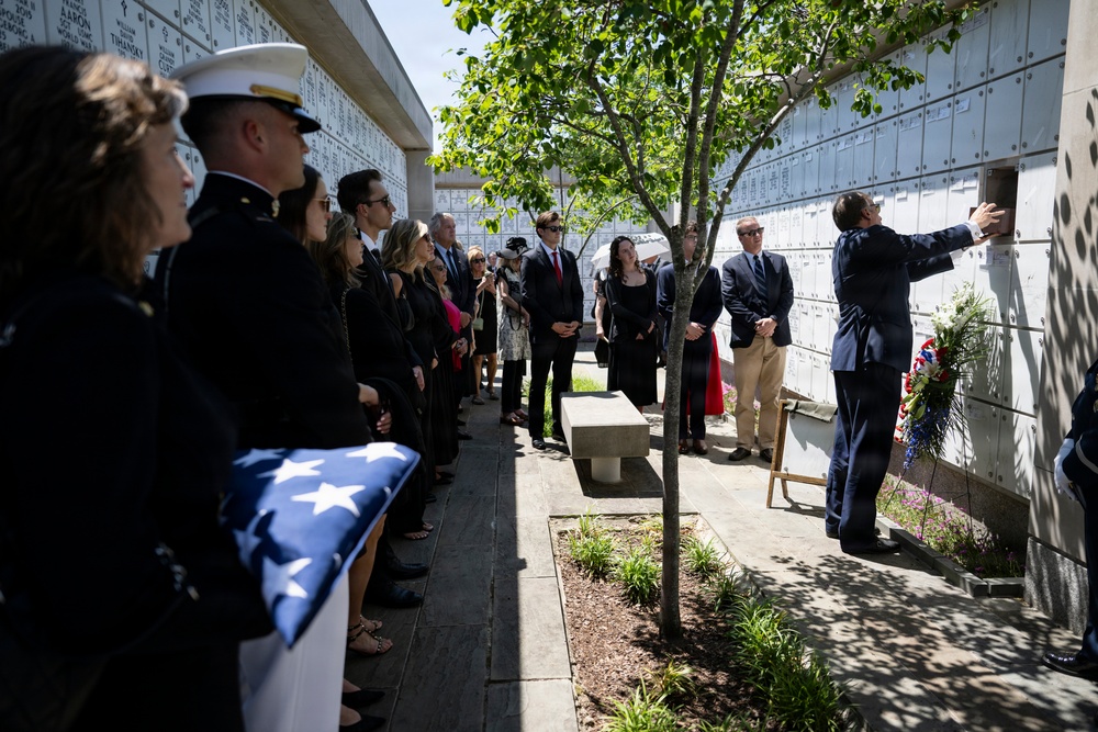 Military Funeral Honors are Conducted for U.S. Air Force Capt. Robert Gilliland Sr.