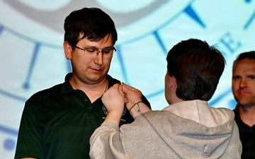 MM1 Fred Chodorski &amp; GSM2 Boyce Hernandez Frocking Ceremony